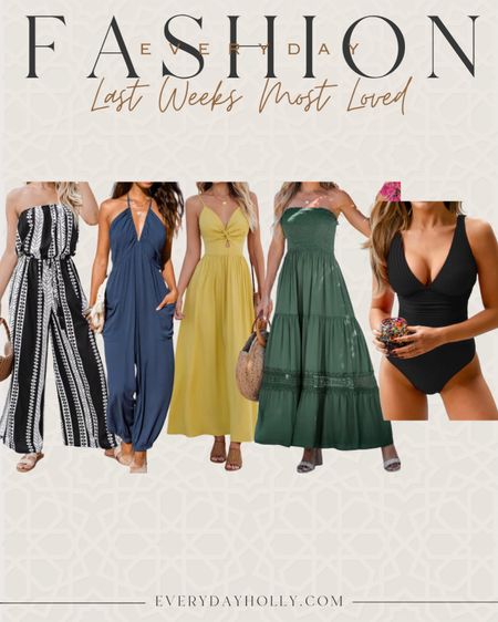 Last week's most loved fashion 

Use code HOLLYS15 for 15% off orders $65+ or HOLLYS20 for 20% off orders $109+

Vacation outfits  Vacation  Resort  Resort wear  Resort style  Dress  Maxi dress  Jumpsuit  Romper  Swim  Swimsuit  One piece 

#LTKSeasonal #LTKstyletip #LTKswim