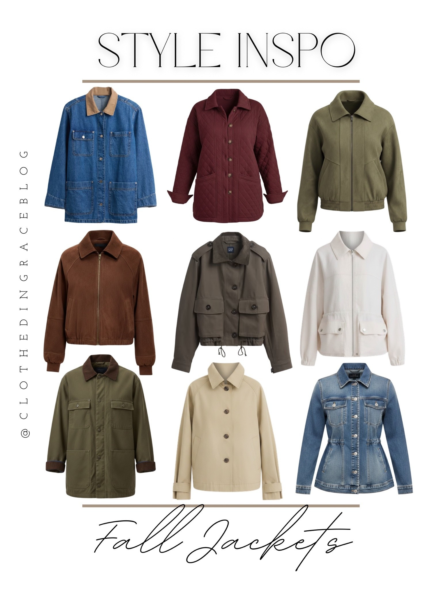 Fall jacket inspiration