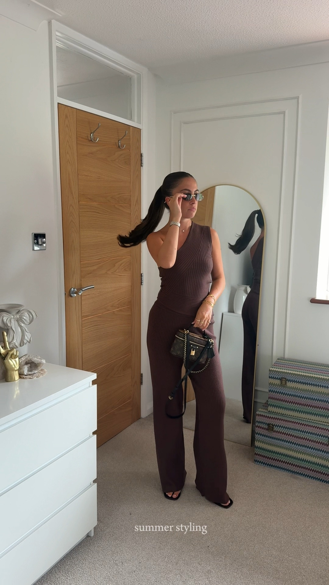 Co ord - new in - summer set - brown - ribbed - comfy - chic - off shoulder top - straight leg - date night - chic

#LTKsummer #LTKuk #LTKstyletip
