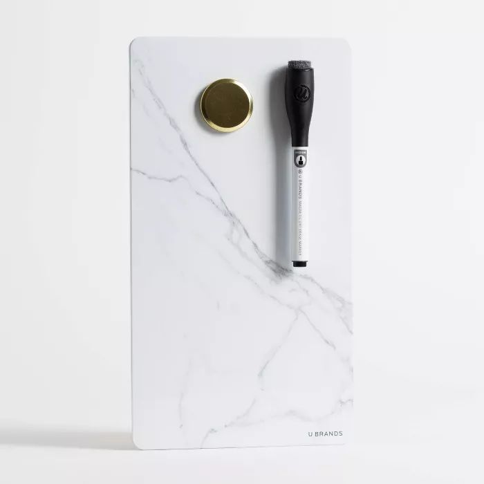 U Brands 5.5"x10" Magnetic Dry Erase Board Frameless | Target