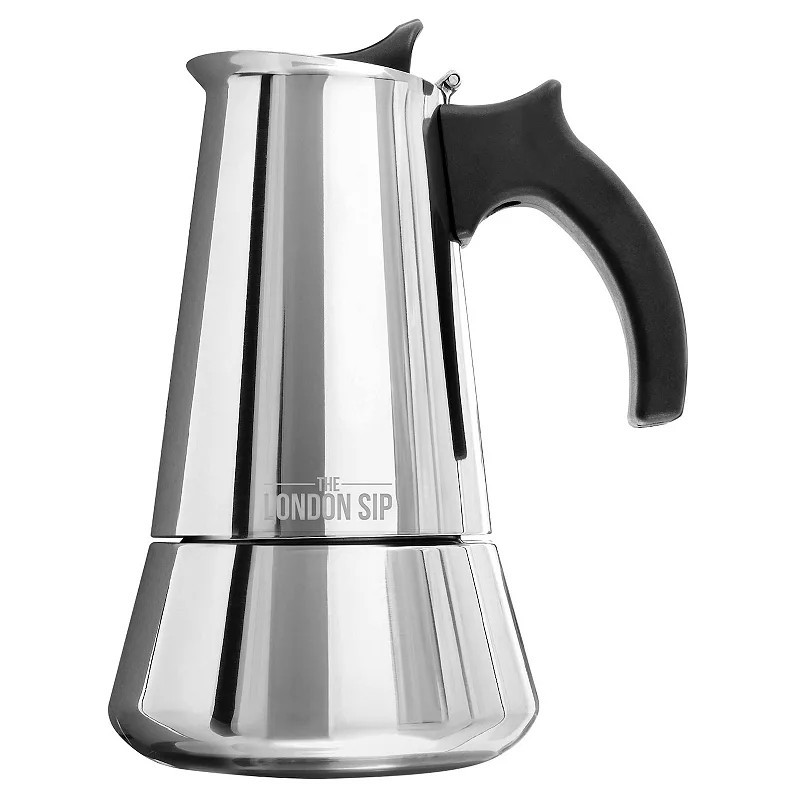 Escali London Sip 3-Cup Stainless Steel Espresso Maker, Silver | Kohl's