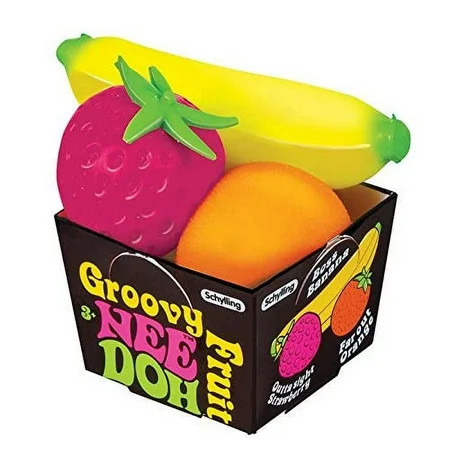 Schylling Nee Doh Groovy Fruit - Novelty Toy | Walmart (US)