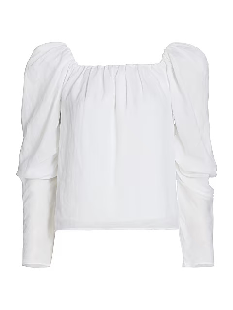 Off-The-Shoulder Billow Top | Saks Fifth Avenue