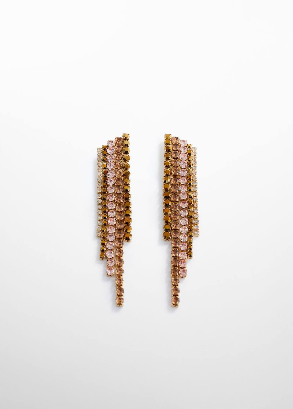 Cascade crystal earrings -  Women | Mango USA | MANGO (US)