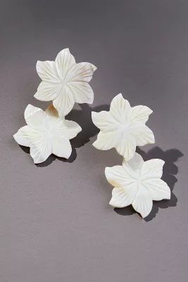 Botanist Abroad Flower-Duo Drop Earrings | Anthropologie (US)