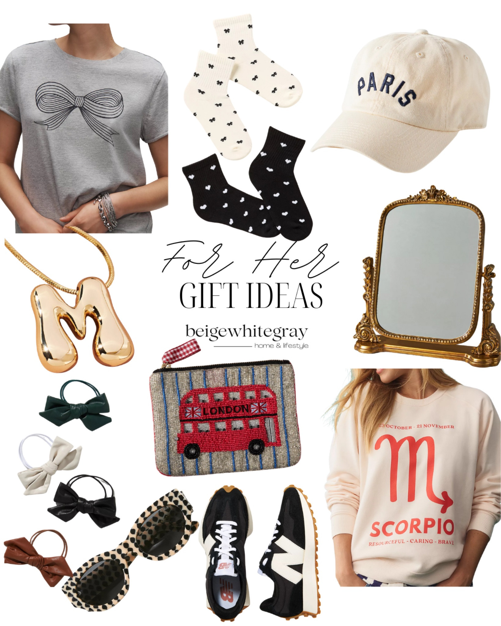 Gift guide for her. Anthropologie gifts 

#LTKGiftGuide #LTKSaleAlert #LTKFindsUnder100
