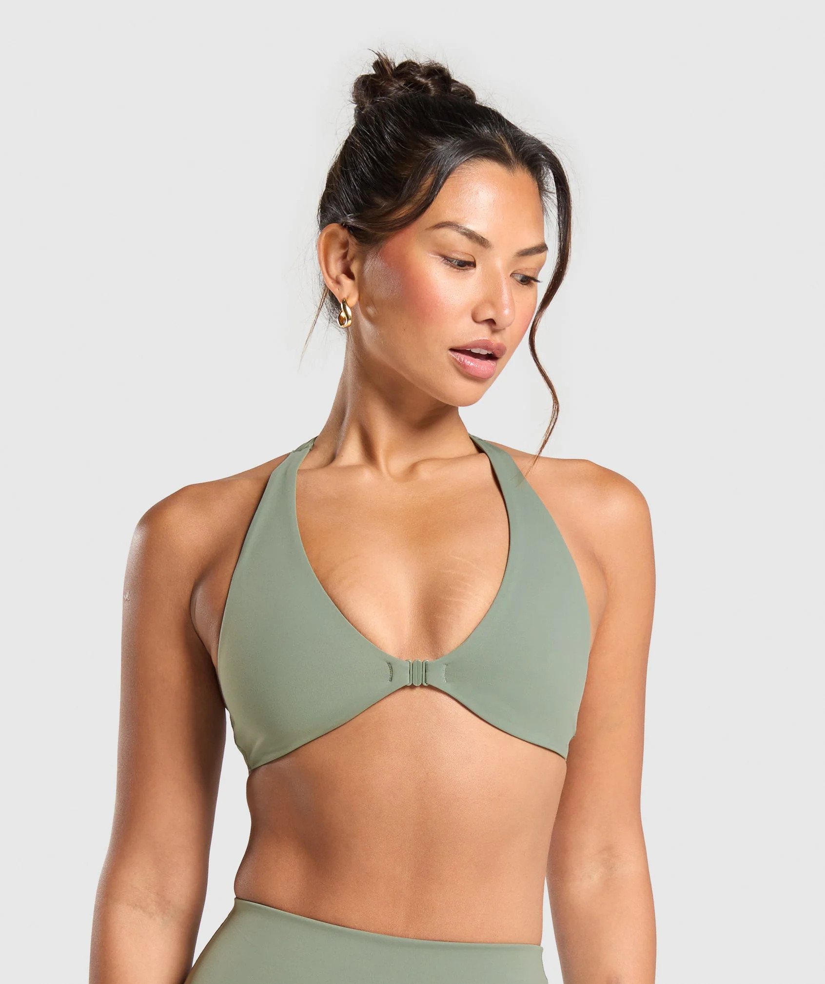 Gymshark Elevate Sports Bra - Unit Green | Gymshark US