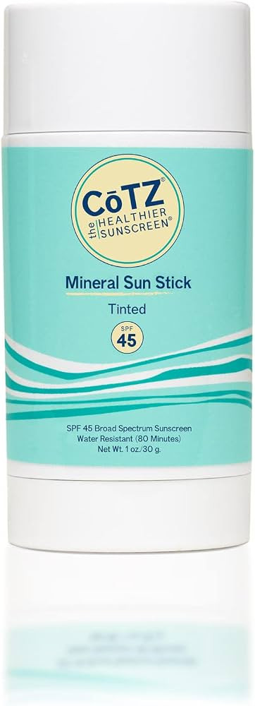 CoTZ Mineral Sunscreen Stick SPF 45 | Zinc Oxide | Water Resistant | Broad Spectrum Sunscreen | I... | Amazon (US)