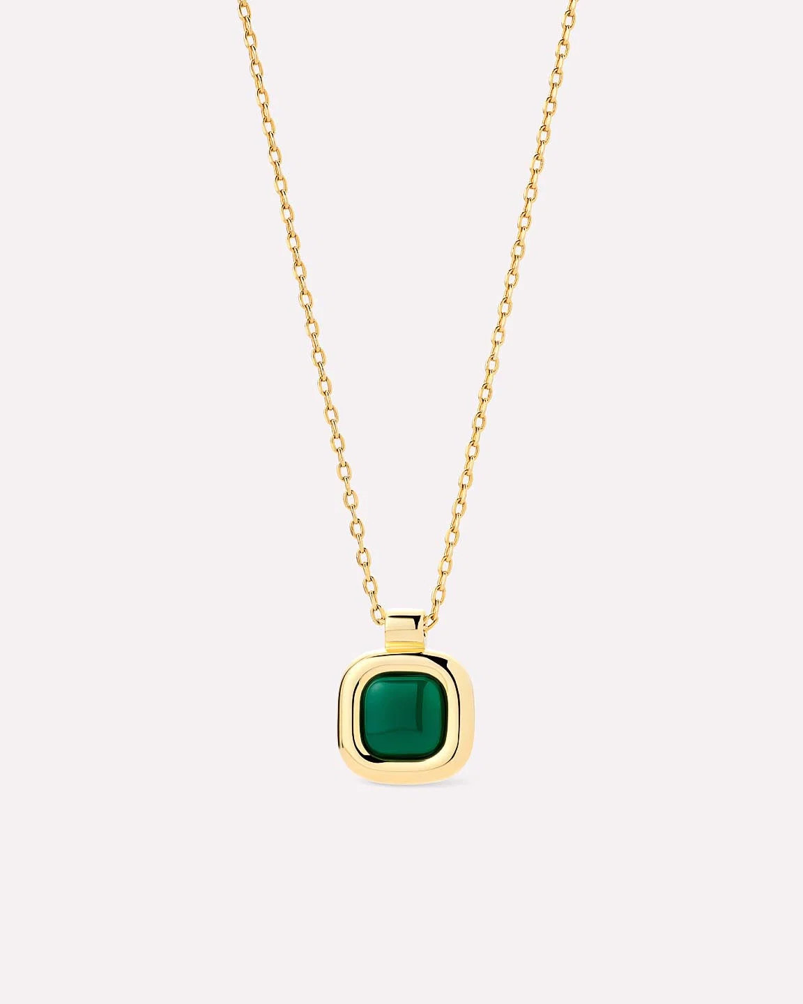 Gold Pendant - Clara Pendant Green Onyx | Ana Luisa