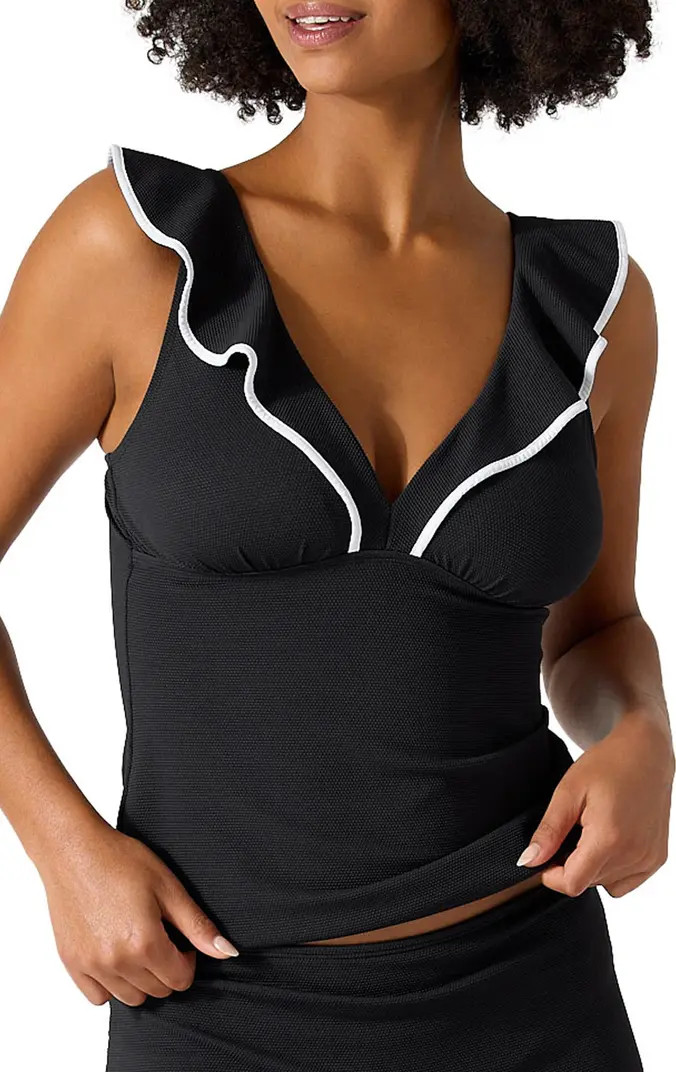 Island Cays Cabana Ruffle Tankini Top | Nordstrom