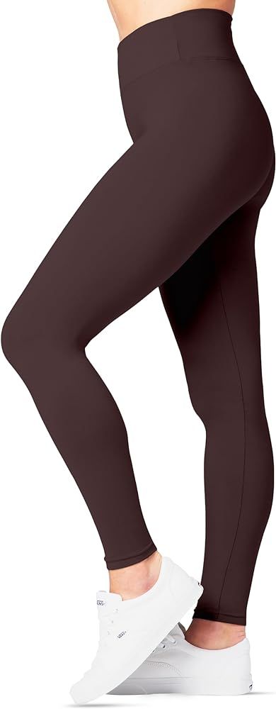 SATINA High Waisted Leggings for Women - Capri, Full Length, Fleece & with Pockets Women's Leggin... | Amazon (US)