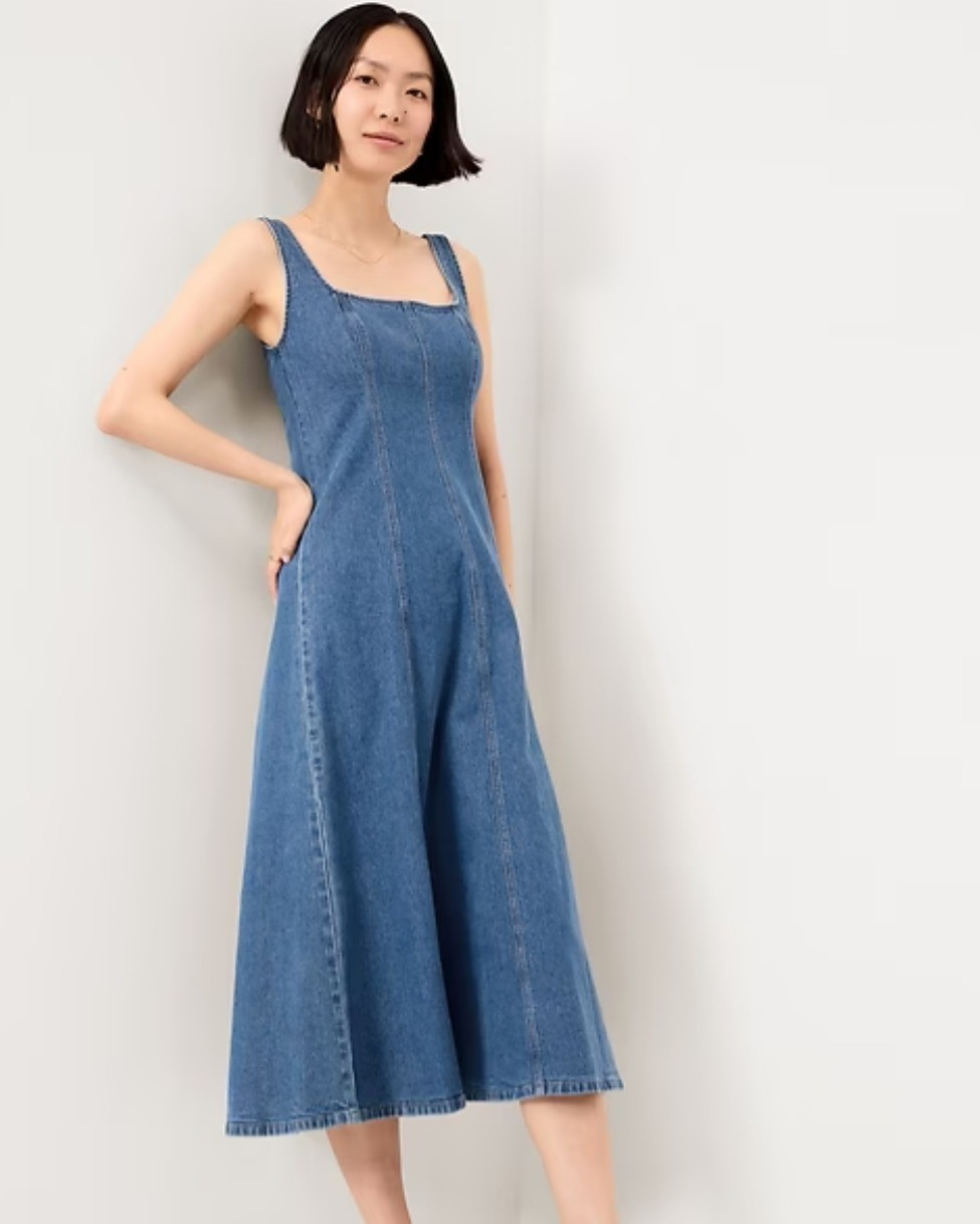 Denim dress for Spring 2026.

#LTKSeasonal