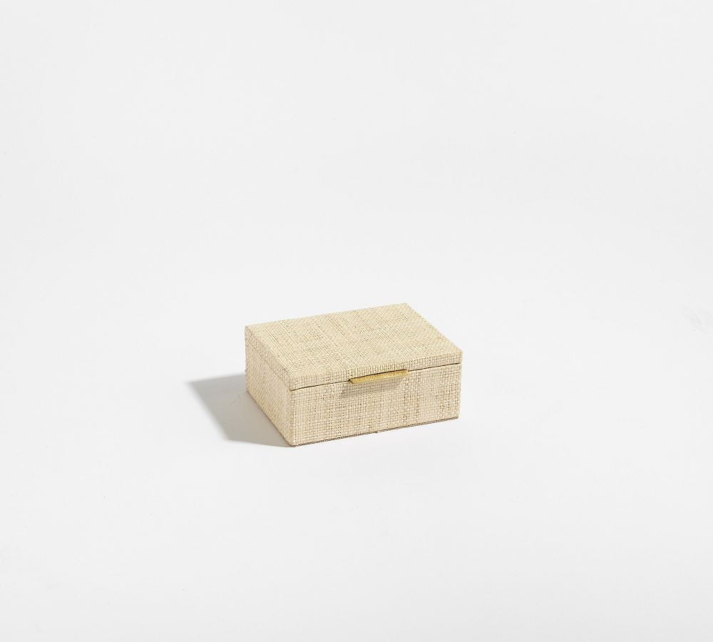 Raffia Jewelry Box | Pottery Barn (US)
