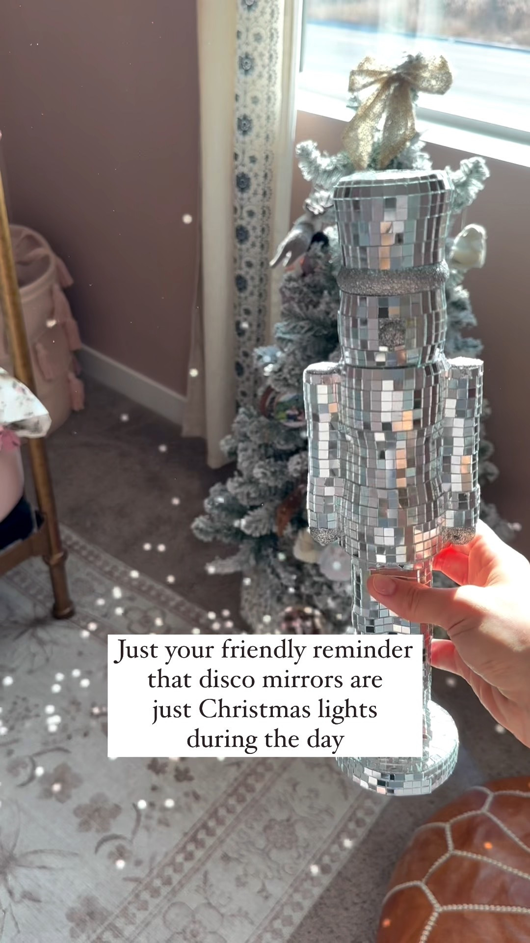 Seriously, I put this disco paper on everything during Christmas because I want the same sparkly happiness I feel at night to also happen during the day! ✨🪩



#LTKHome #LTKHoliday #LTKSeasonal