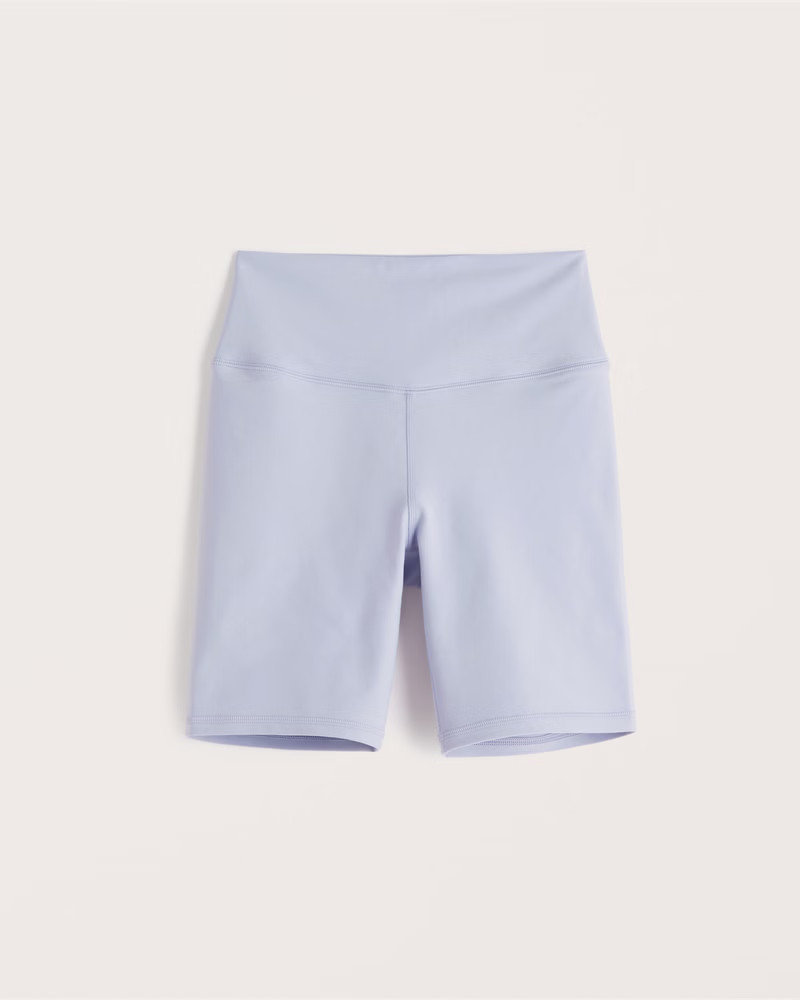 Abercrombie & Fitch Women's YPB 7"" Bike Shorts in Brisk Mist - Size L | Abercrombie & Fitch (US)