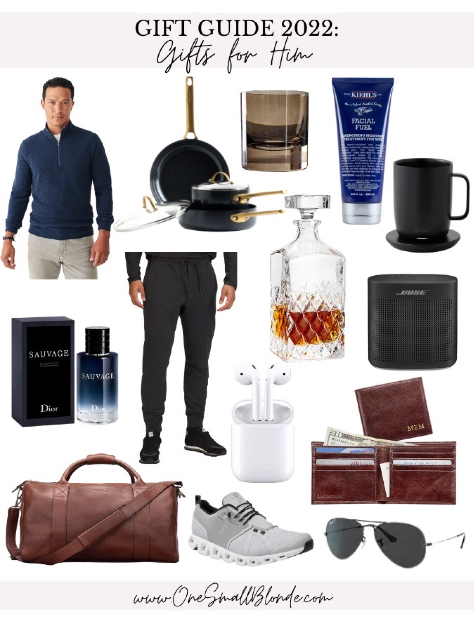Gift Guide: amen

1/2 sweater, pots and pans, Estelle rocks glass, cologne, face lotion, ember mug, decanter, Bose speaker, wallet, sneakers, overnight bag, joggers, and sunglasses. 

#LTKmens #LTKGiftGuide #LTKstyletip