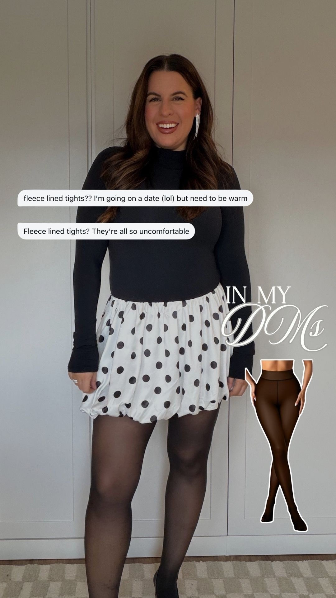 Fleece lined tights: a must have for winter! 

#LTKootd