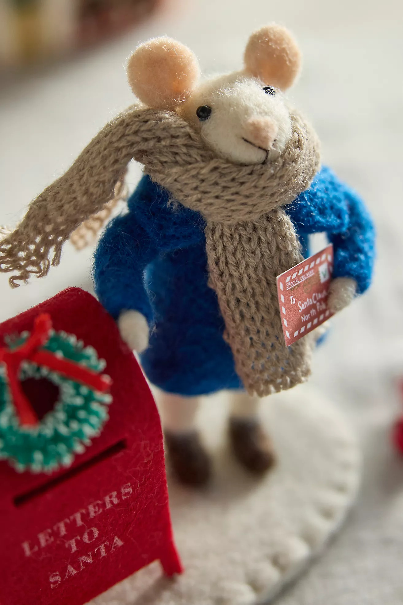 Letters to Santa Felt Critter Scene | Anthropologie (US)