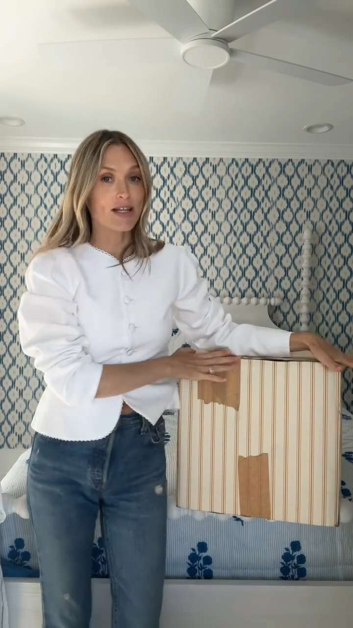 we keep saying we are going to get him used to sound but here I am whispering and setting the table in silent mode 😂

gorgeous tablecloth and plates make for the ultimate dinner party... eventually! 

 #LTKHome
