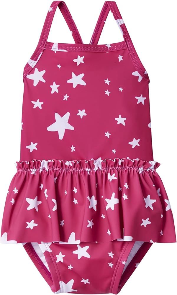 Moon and Back by Hanna Andersson Girls' 1-Piece Swimsuit | Amazon (US)