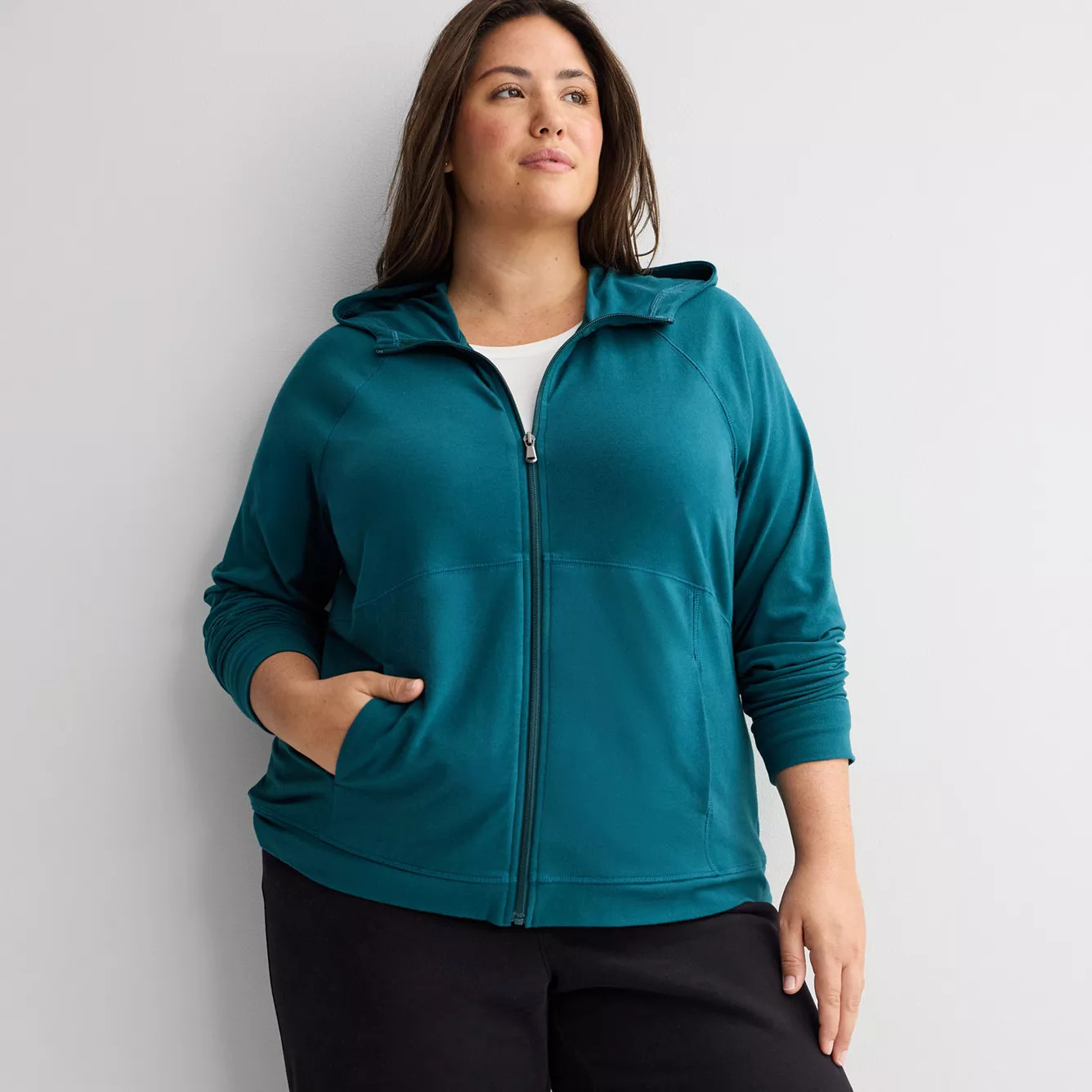 Plus Size Tek Gear® Essential Hooded Jacket | Kohl's