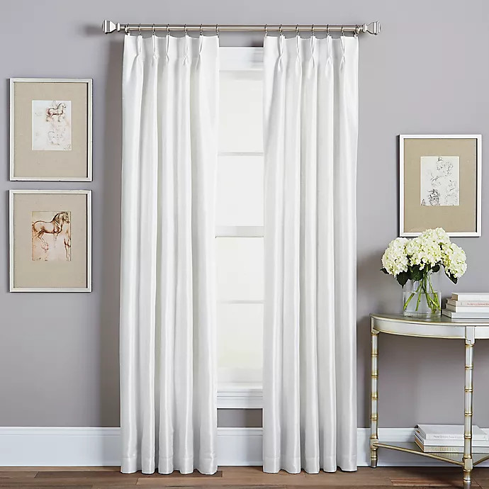 Spellbound Pinch-Pleat Rod Pocket Lined Window Curtain Panel | Bed Bath & Beyond