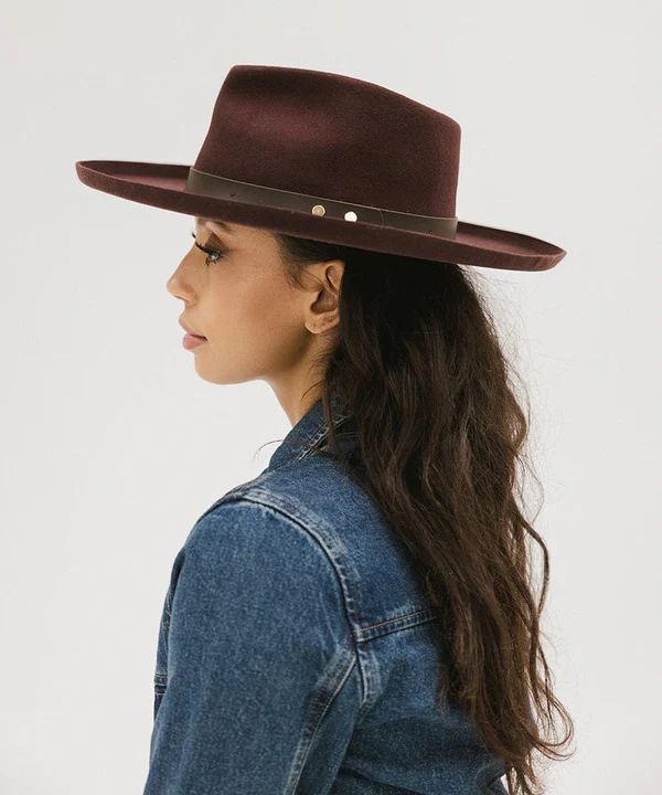 Luca Pencil Brim Teardrop Fedora | Gigi Pip