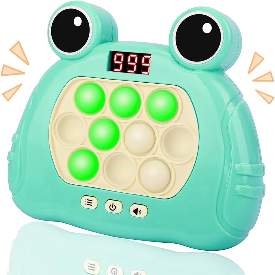 Fast Push Game Fidget Toys Pop Game Handheld Bubble Game Console Light up Pop Game Sensory Fidget... | Amazon (US)