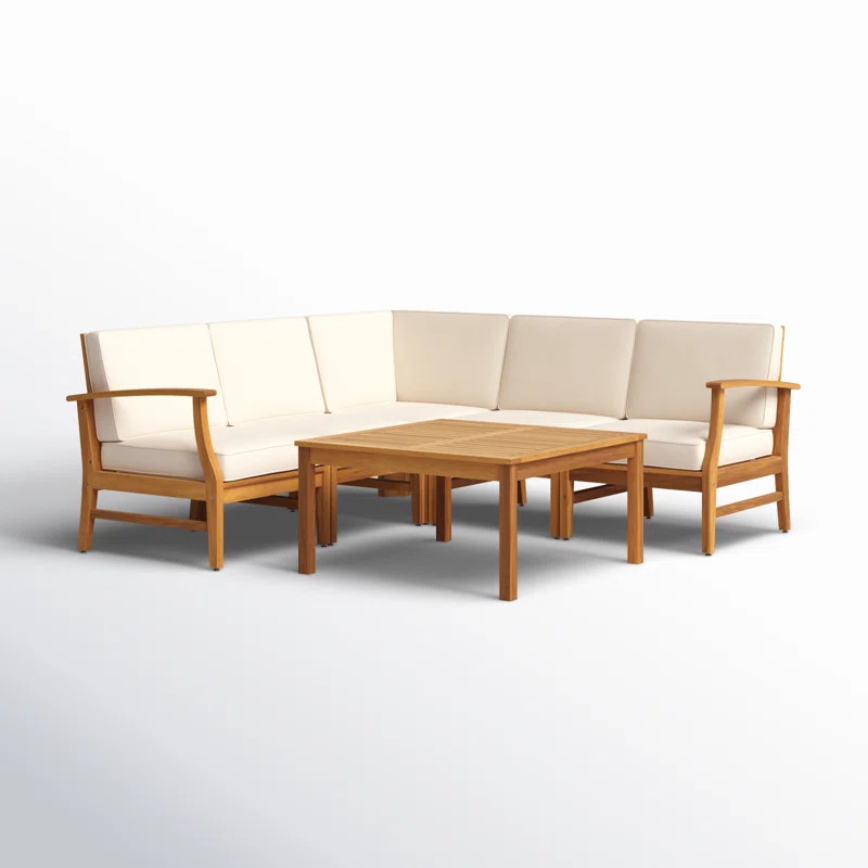 Allieana 6 Piece Sectional Seating Group with Cushions | Wayfair North America