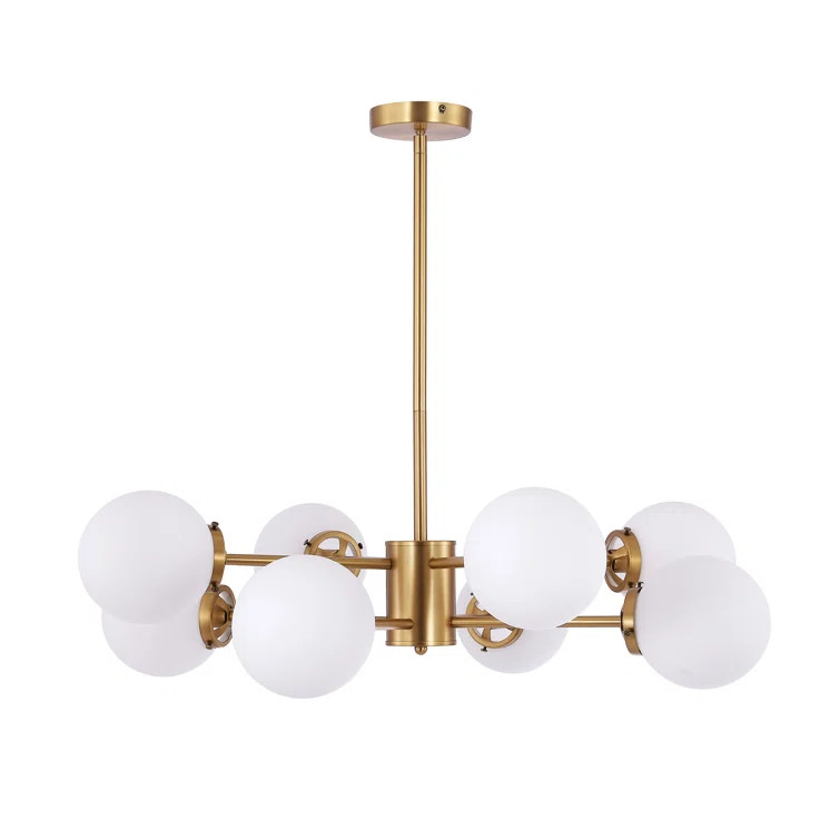 Millender 8 - Light Sputnik Modern Linear Chandelier | Wayfair North America
