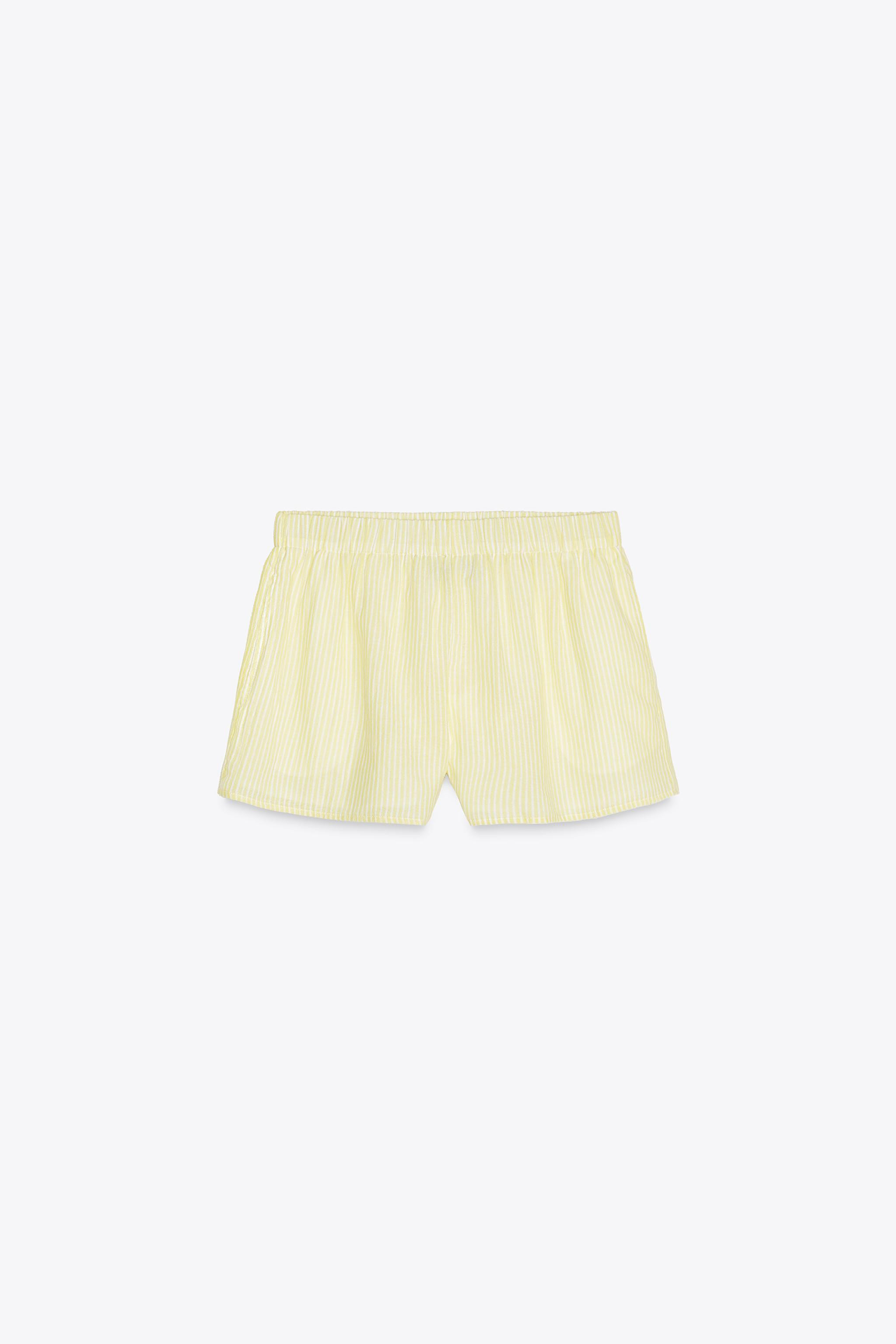GAUZE PAJAMA SHORTS | Zara US