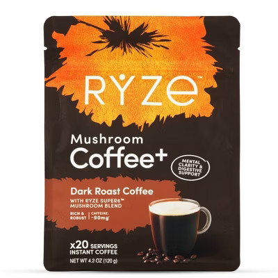RYZE Dark Roast Mushroom Coffee - 4.2oz | Target