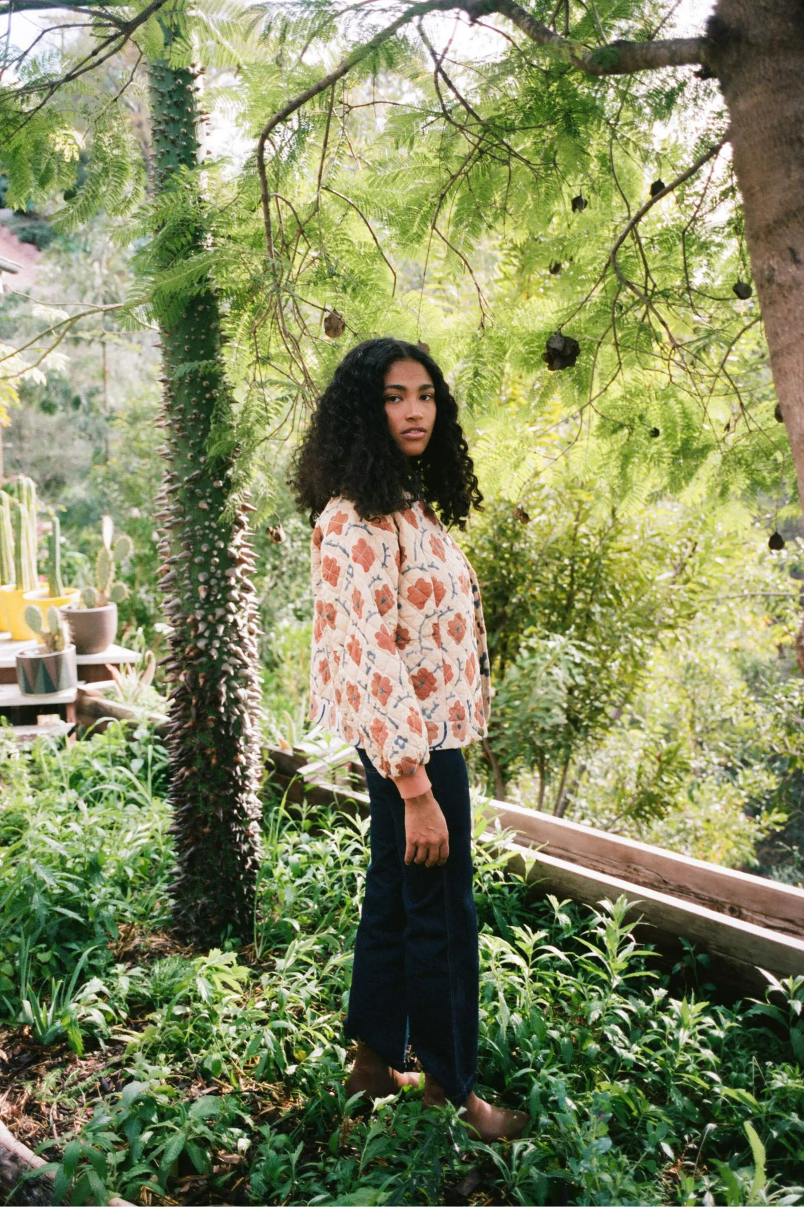 The Cleo Jacket | Natural Oak Leaf | Christy Dawn