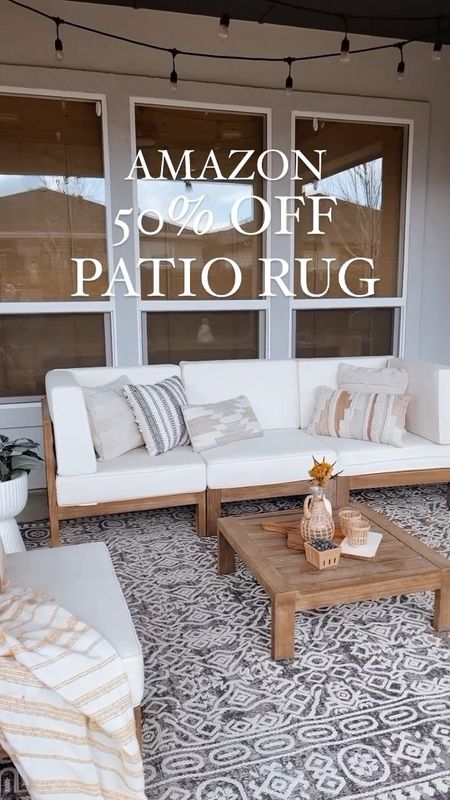 My Loloi patio rug is over 50% off on Amazon! It’s such great quality and gorgeous! Outdoor rug

#LTKsalealert #LTKSeasonal #LTKhome