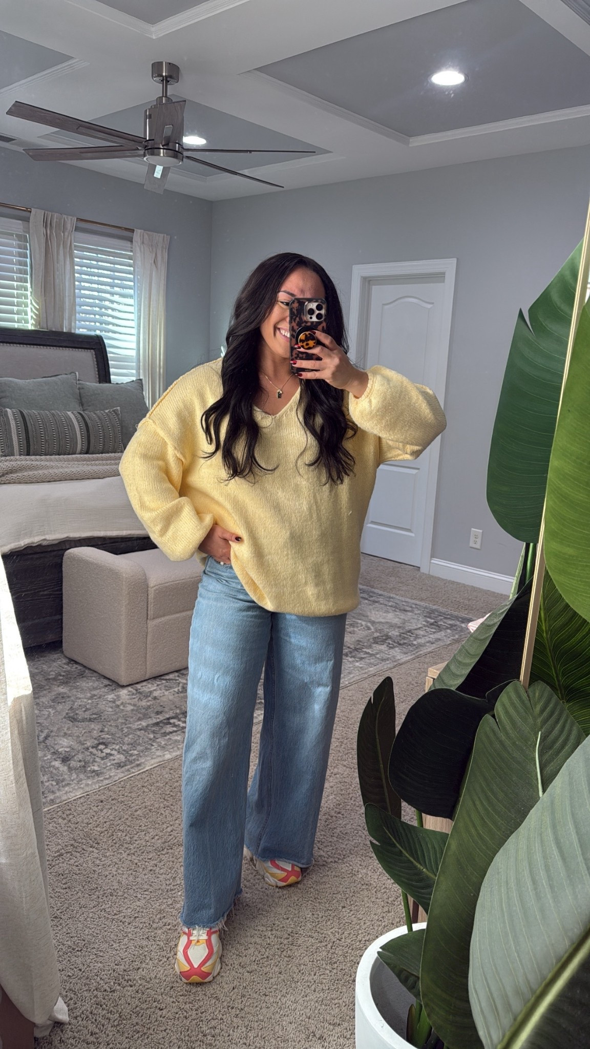 Size large sweater could do medium but this sweater is older and size 29 regular jeans 

#LTKootd #LTKvlog #LTKgrwm