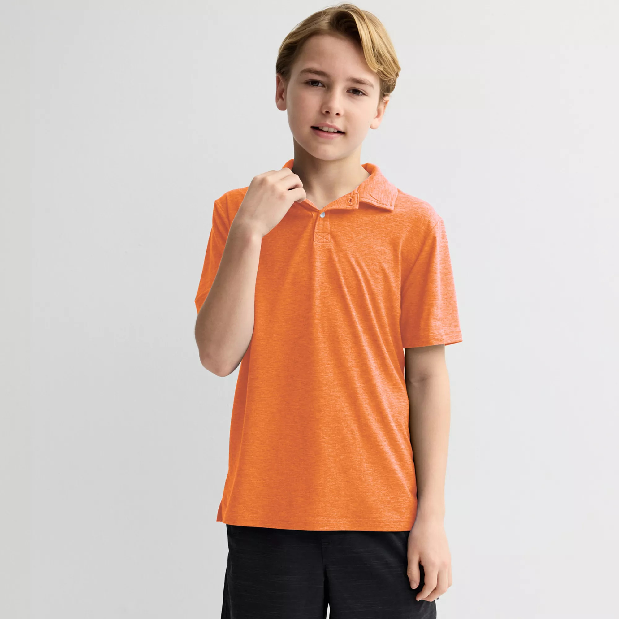 Boys 8-20 Sonoma Goods For Life® Supersoft Solid Polo in Regular & Husky | Kohl's