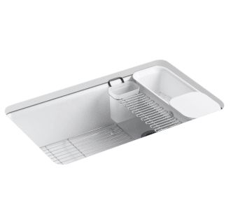 Riverby 33" Undermount Single Basin Cast Iron Kitchen Sink | Build.com, Inc.