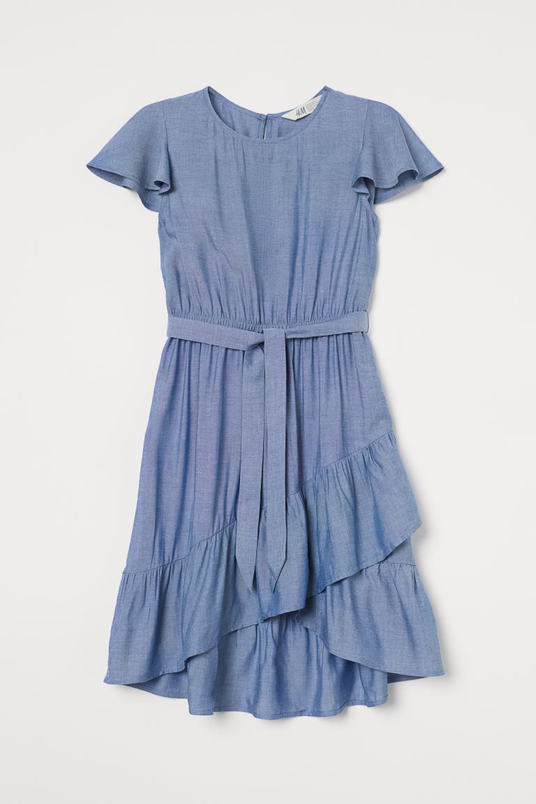 Flutter-sleeved Dress | H&M (US)