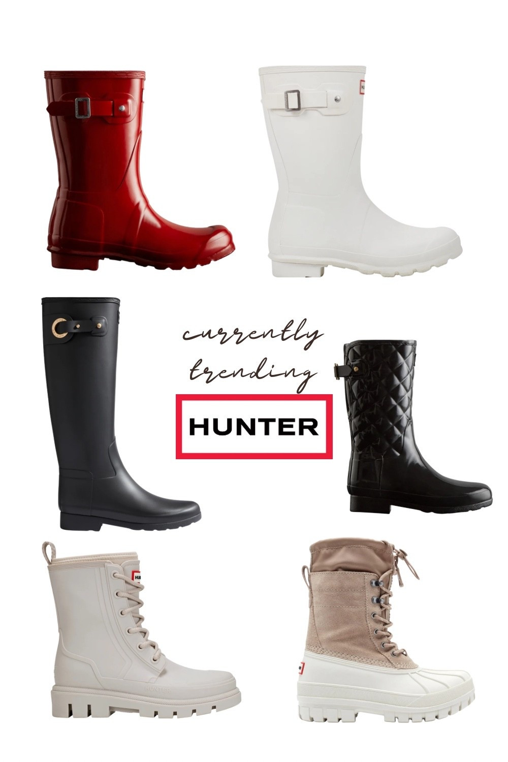 Currently Trending: Hunter Boots

#LTKShoeCrush
