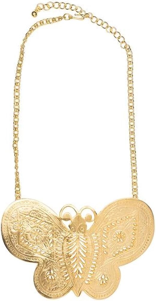 Kenneth Jay Lane Gold Butterfly Necklace | Amazon (US)