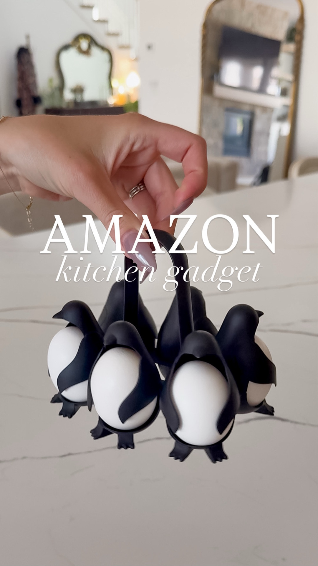 This egg boiling holder protects your eggs from cracking while they cook and can be stored straight in the fridge! 🐧🥚

#amazonfinds #thesistershoppers #amazonmusthaves #kitchengadgets #asmr 

#LTKHome #LTKmorningroutine #LTKfoodie