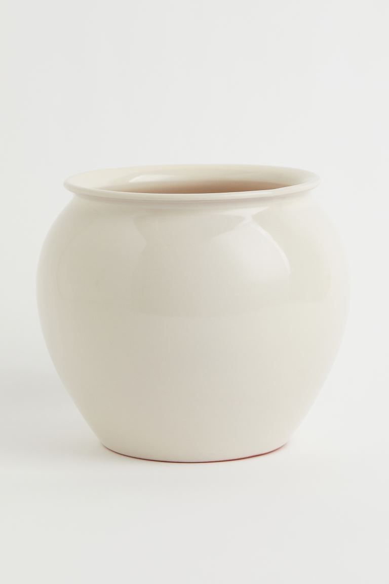 Glazed Terracotta Plant Pot | H&M (US + CA)