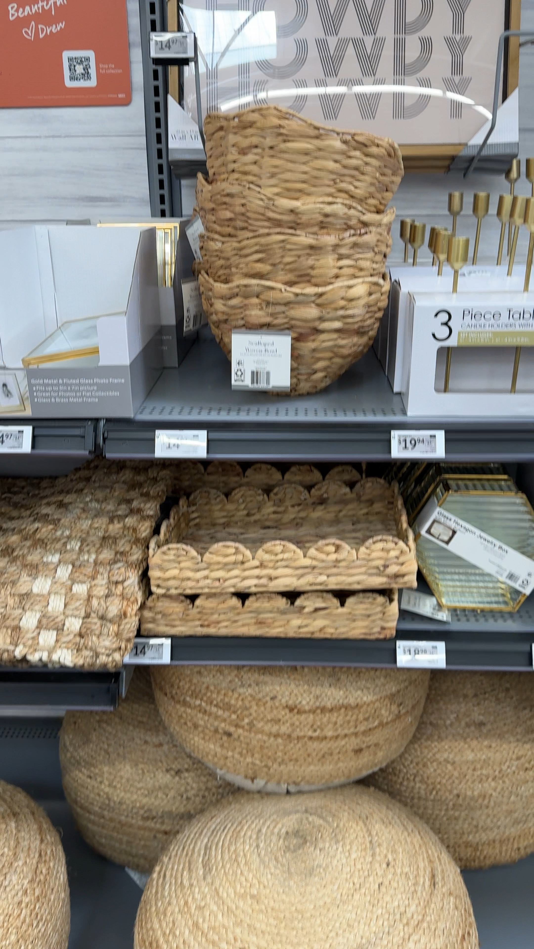 Natural Woven water Hyacinth baskets, trays, door mats and pouf ottoman’s make up interesting textures to adore your home 


#LTKHome #LTKFindsUnder50