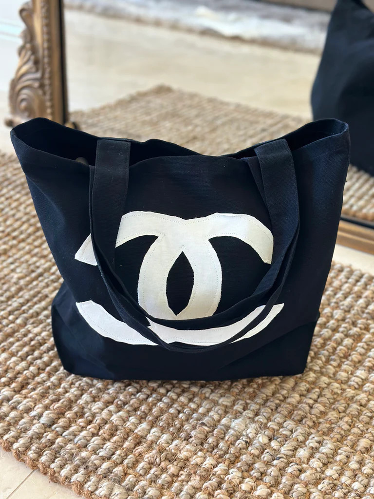 NEW!! Icon Patch Cotton Tote | Glitzy Bella