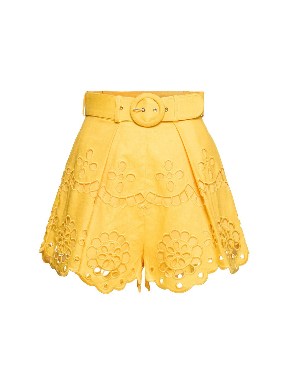 Pop Linen Embroidered Shorts | Luisaviaroma