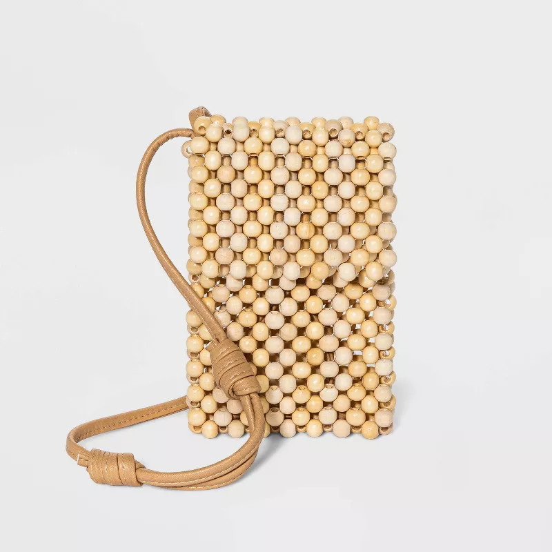 Striped Straw Phone Crossbody Bag - Universal Thread™ | Target