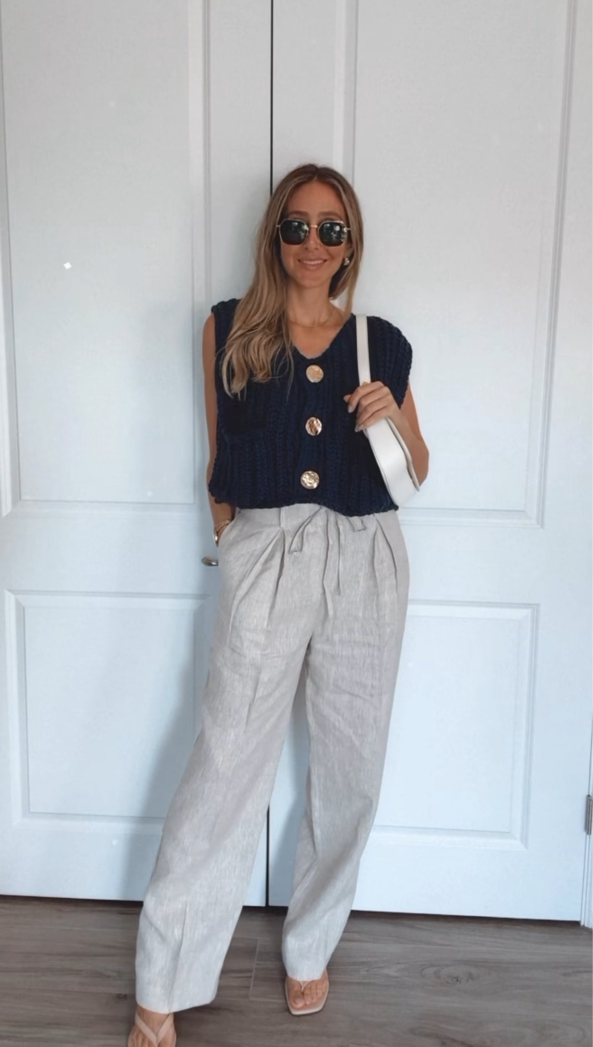 Elegant and beautiful Amazon top that I love! Knit vest with gorgeous golden buttons. Runs tts.
My stats - 
Clothes: Size S/2 - Jeans 27
Footwear: Size 9 
Height: 5'9" tall
Weight: 127 lbs


#LTKStyleTip #LTKOver40 #LTKSeasonal