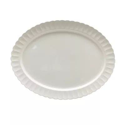 Harvest Turkey Scallop Edge 21-Inch Oval Serving Platter in White | Bed Bath & Beyond | Bed Bath & Beyond