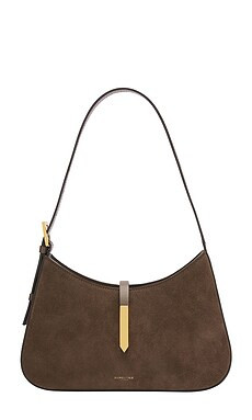 DeMellier London Tokyo Bag in Mocha Suede & Mocha Smooth from Revolve.com | Revolve Clothing (Global)