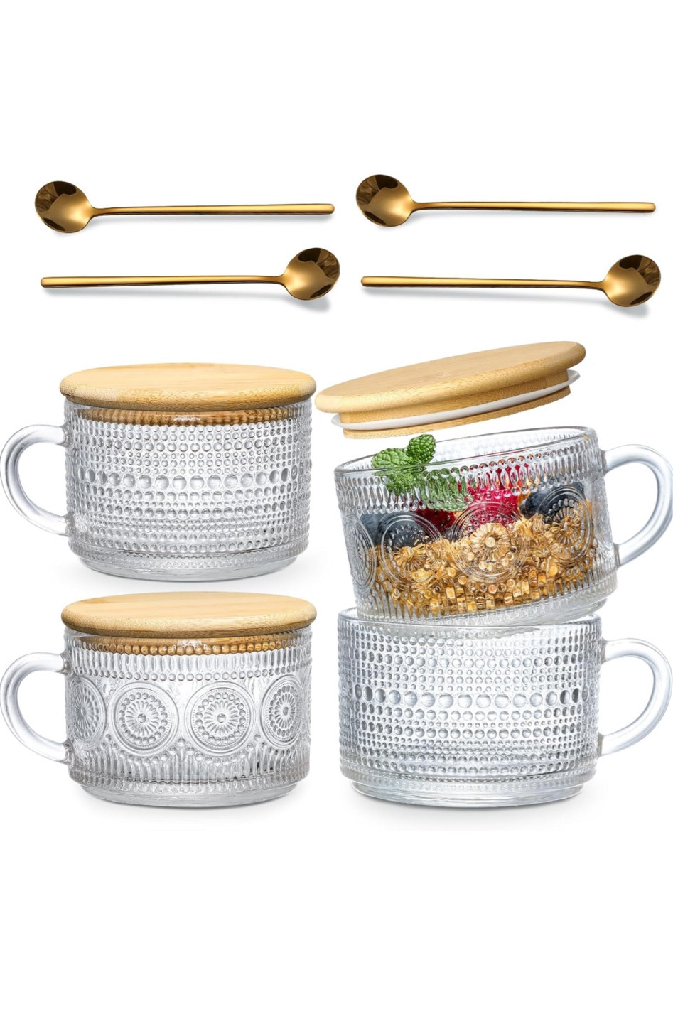 Amazon Overnight Oats Containers with spoons 
#amazon #amazonfinds #amazondeals #home #kitchenfinds 

#LTKGiftGuide #LTKhome #LTKMostLoved